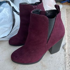 High heel ankle boots